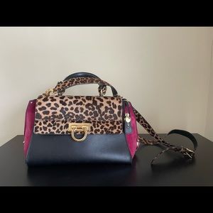 Salvatore Ferragamo Animal Sofia Leopard Bag